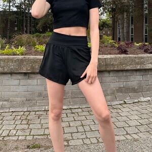 Black athletic shorts brand new